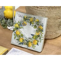 Kép 3/3 - Lemon wreath citromos szalvéta 3 rétegű 20 db/csomag 2