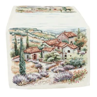 Kép 1/4 - Levendula farm gobelin asztali futó 37x100 cm