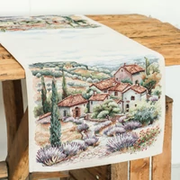 Kép 2/4 - Levendula farm gobelin asztali futó 44x140 cm 1