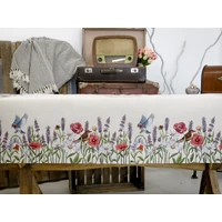 Kép 3/6 - Madaras kert gobelin asztalterítő 137x240 cm 2