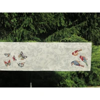 Kép 2/5 - Madaras pillangós gobelin asztalterítő 137x180 cm 1