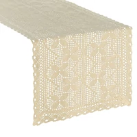 Kép 2/4 - Martha asztalterítő Világosbézs 40x180 cm 1