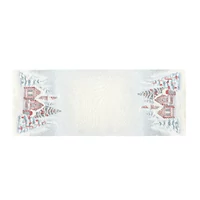 Kép 4/4 - Mézeskalácsos gobelin asztali futó 44x140 cm ezüst lurex 3