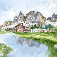 Kép 1/2 - Mountain hegyvidékes szalvéta 3 rétegű 20 db/csomag