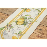 Kép 2/5 - Palermo citromos mediterrán gobelin asztali futó 44x140 cm 1