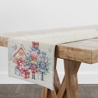 Kép 3/4 - Pink diótörős gobelin asztali futó 44x180 cm lurex nélkül 2