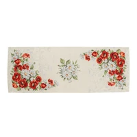 Kép 4/4 - Pipacsos margarétás gobelin asztali futó 37x100 cm 3