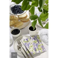 Kép 2/2 - Purple wisteria lila akácos szalvéta 3 rétegű 20 db/csomag 1