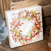 Kép 3/3 - Rose hip csipkebogyós őszi szalvéta 3 rétegű 20 db/csomag 2