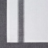 Kép 2/3 - Sofia 2db-os pamut konyharuha szett Acélszürke 50x70 cm 1