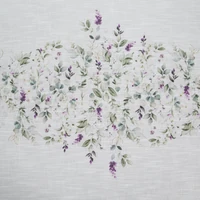 Kép 6/7 - Summer11 lila virágos asztalterítő Natúr 140x260 cm 4