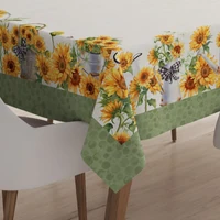 Kép 4/6 - SUNNY napraforgó mintás 140x240 cm asztalterítő  3