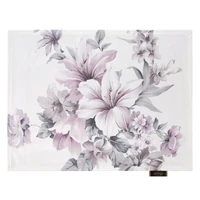 Kép 1/4 - Velvet5 puha bársonyos anyagú tányér alátét Pasztell rózsaszín 30x40 cm 4db