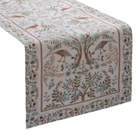 Kép 2/4 - William morris ihlette gobelin asztalterítő Natúr 40x100 cm - 5 cm 1