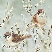 Kép 1/2 - Winter melody madaras szalvéta 3 rétegű 20 db/csomag