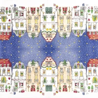 Kép 3/3 - Winter Village karácsonyi szalvéta 3 rétegű 20 db/csomag 2