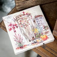 Kép 2/2 - Wonderful Autumn őszi ajtós szalvéta 3 rétegű 20 db/csomag 1
