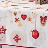 Kép 3/3 - Xmas karácsonyi szennytaszító asztalterítő 148x240 cm 2