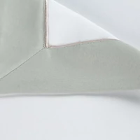 Kép 4/5 - sandi-asztalterito-olivazold-szinu-szeles-peremmel-natur-145-x-350-cm-kozeli-anyag-1