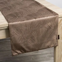 Kép 1/5 - Goja Pierre Cardin bársony asztali futó Kávé 40x140 cm