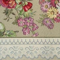 Kép 4/7 - viragmintas-gobelin-asztalterito-olivazold-140-x-180-cm-kozeli-minta-1