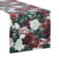 Kép 2/6 - feher-bordo-viragmintas-barsony-asztali-futo-35-x-140-cm-hatter-nelkul