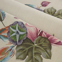 Kép 4/4 - viragmotivummal-diszitett-gobelin-asztalterito-natur-40-x-100-cm-5-cm-hs416842 3