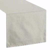 Kép 3/5 - egyszinu-karacsonyi-asztalterito-fenyes-szallal-atszove-pezsgo-40-x-140-cm-hs419741 2