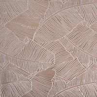 Kép 4/6 - isla-bananlevel-mintas-jacquard-asztalterito-sotet-bezs-140-x-180-cm-hs440382 3