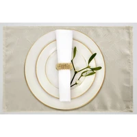 Kép 1/4 - isla-jacquard-4db-os-tanyer-alatet-szett-kremszin-30-x-40-cm-hs440401