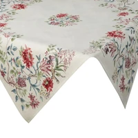 Kép 2/4 - egzotikus-viragmintas-gobelin-asztalterito-zsenilia-fonalbol-natur-100-x-100-cm-hs454434 1