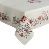 Kép 2/5 - egzotikus-viragmintas-gobelin-asztalterito-zsenilia-fonalbol-natur-140-x-180-cm-5-cm-hs454435 1