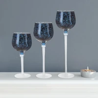 Kép 5/5 - verre2-uveg-gyertyatarto-granatkek-9-x-20-cm-hs323828-hangulatkep-1