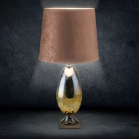 Kép 4/4 - kayla-01-asztali-lampa-barsony-buraval-teglavoros-ezust-arany-38-x-75-cm-hs360143-hatterrel