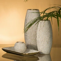 Kép 2/4 - verda-dekorativ-keramia-tal-hs388740-feher-arany-30x16x3-cm-hangulatkep