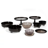 Kép 5/5 - lea-dekorativ-uveg-tal-fekete-16-x-16-x-2-cm-hs401454-kollekcio-1