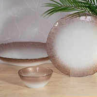 Kép 4/5 - seville-uveg-tal-krem-barna-40-x-40-x-8-cm-hs401531-kozeli