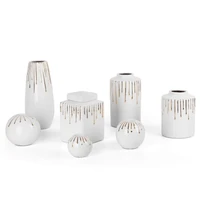 Kép 5/5 - luis-02-keramia-edeny-fedellel-feher-arany-14-x-14-x-28-cm-hs401857-kollekcio