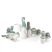 Kép 4/6 - liana-keramia-vaza-kremszin-menta-17-x-17-x-23-cm-kollekcio