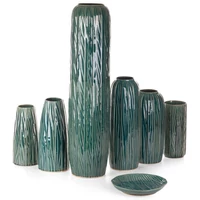 Kép 3/8 - rea-dekorativ-keramia-tal-zold-bezs-25-x-25-x-5-cm-kollekcio