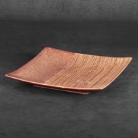 Kép 2/5 - elda-dekorativ-keramia-tal-piros-vilagosbarna-27-x-27-x-5-cm-hatterrel