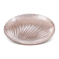 Kép 1/2 - bena-muuveg-tal-palmalevel-motivummal-vilagos-rozsaszin-28-x-4-cm