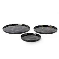 Kép 3/4 - ada-dekorativ-uveg-tal-fekete-arany-21-x-2-cm-hs404830-kollekcio