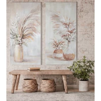 Kép 2/3 - csendeletet-abrazolo-kezzel-festett-falikep-497b-bezs-60-x-120-cm-hangulatkep