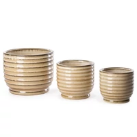 Kép 3/5 - bena-keramia-kaspo-vilagos-barna-12-x-12-x-11-cm-kollekcio