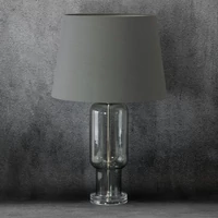 Kép 1/4 - lila-asztali-lampa-szurke-32-x-40-x-66-cm