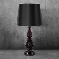 Kép 1/4 - alma-asztali-lampa-bordo-fekete-28-x-36-x-70-cm