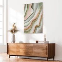 Kép 2/3 - absztrakt-festmeny-590-zold-rozsaszin-60-x-90-cm-hangulatkep