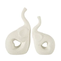 Kép 2/2 - riso2-keramia-gfigura-kremszin-13-x-8-x-22-cm-hs130743 1