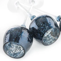 Kép 2/5 - verre2-uveg-gyertyatarto-granatkek-9-x-20-cm-hs323828-kozeli-2